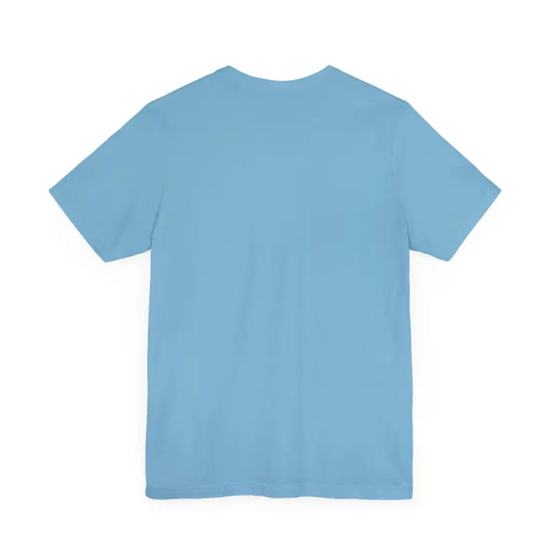 Light blue Block Island Jersey Tee designed for coastal vibes and island lovers