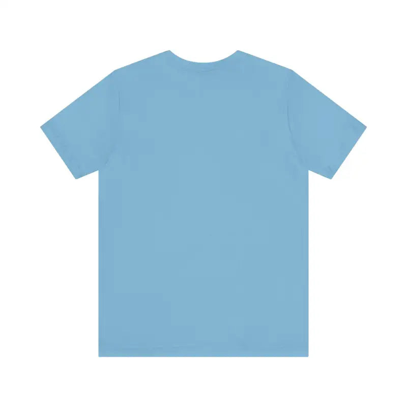 Light blue Block Island Jersey Tee, perfect for coastal island lovers