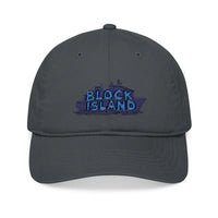 Block Island Embroidered Organic Baseball Cap Eco Style - Ocean State Styles