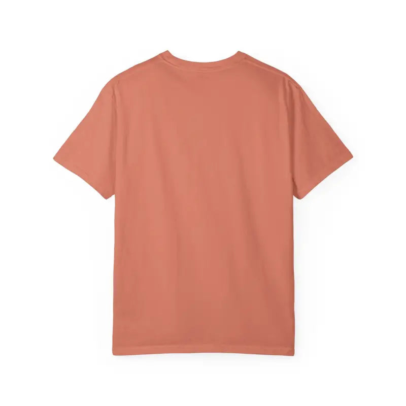 Plain terracotta short-sleeved crewneck T-shirt from Block Island Est 1661 collection