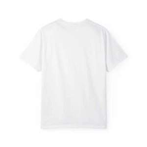 Plain white short-sleeved crewneck t-shirt from Block Island Est 1661 collection