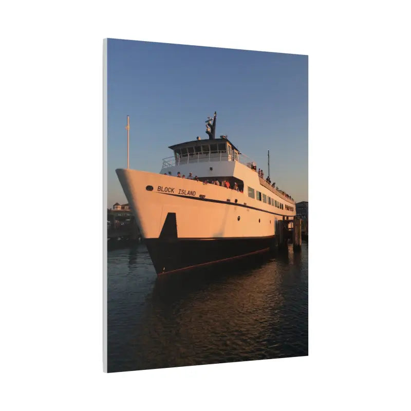Block Island Ferry in action, providing scenic transportation to Block Island