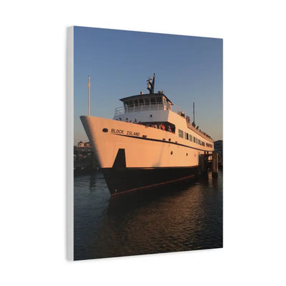 Block Island Ferry boat cruising across serene waters to Block Island