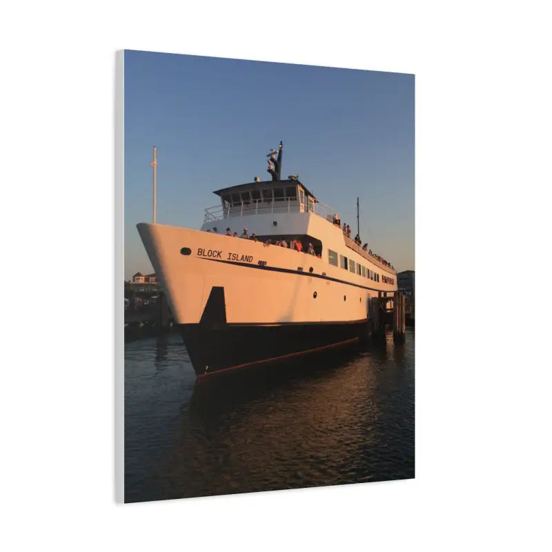 Block Island Ferry boat providing scenic transportation to Block Island