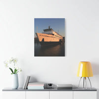 Block Island Ferry Canvas Art Coastal Charm for Your Space - Ocean State Styles