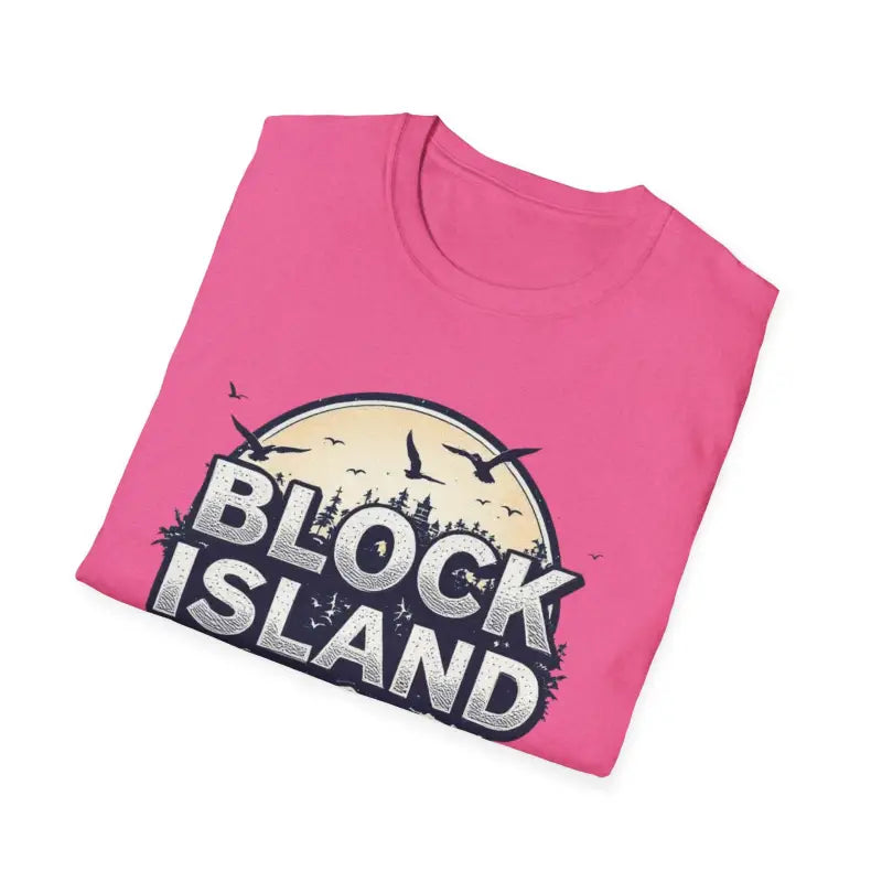 Block Island Graphic Unisex Softstyle T Shirt for All Occasions - Ocean State Styles