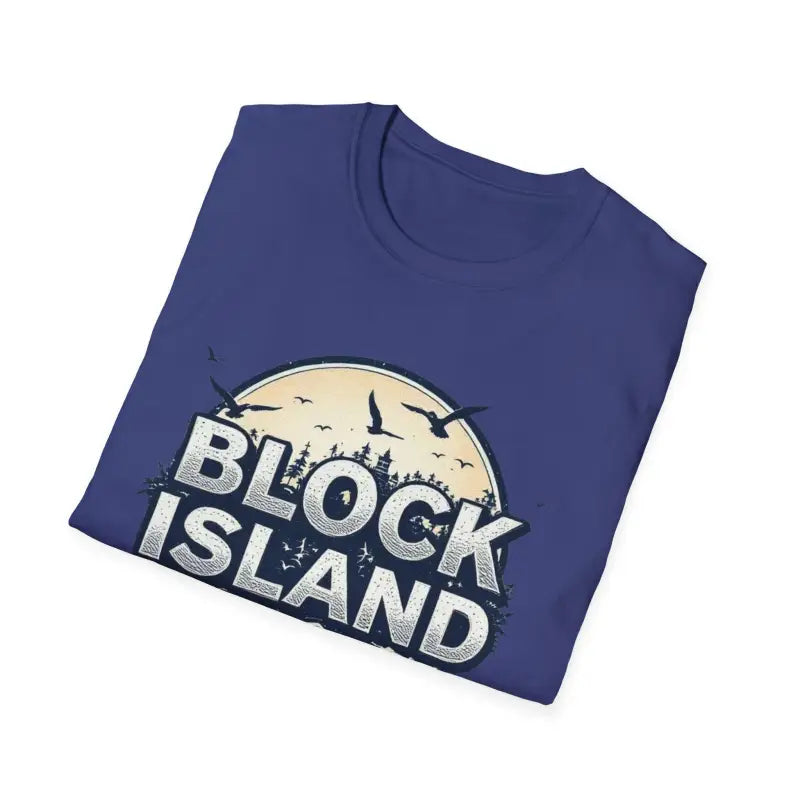 Block Island Graphic Unisex Softstyle T Shirt for All Occasions - Ocean State Styles