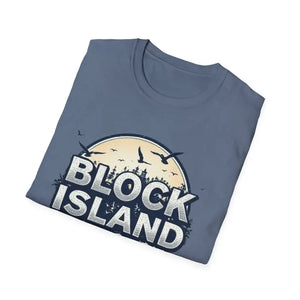 Block Island Graphic Unisex Softstyle T Shirt for All Occasions - Ocean State Styles
