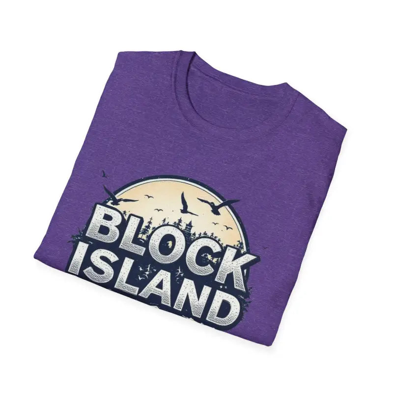 Block Island Graphic Unisex Softstyle T Shirt for All Occasions - Ocean State Styles