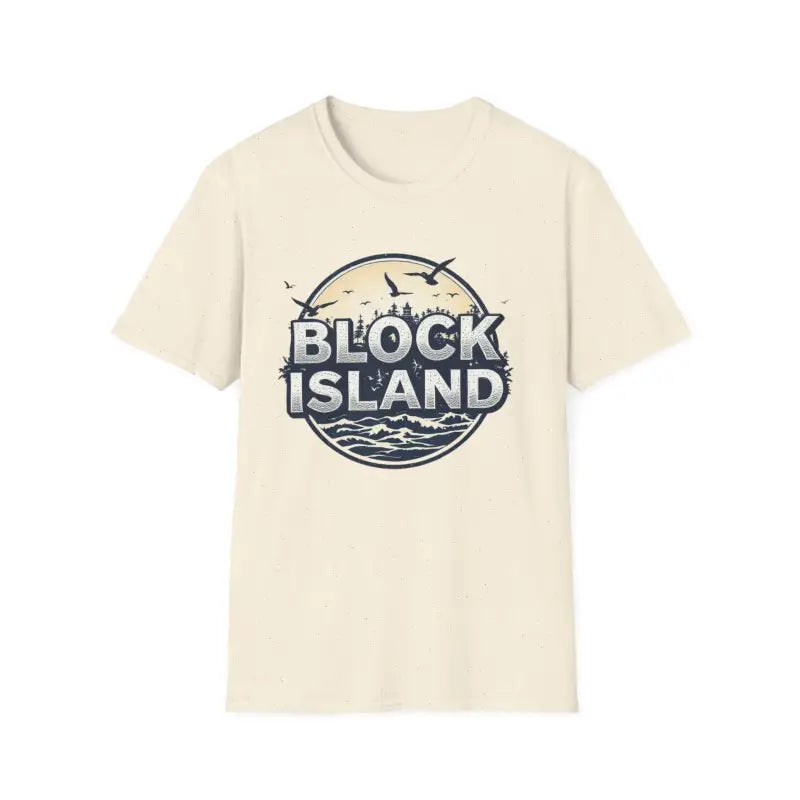 Block Island Graphic Unisex Softstyle T Shirt for All Occasions - Ocean State Styles