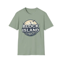 Block Island Graphic Unisex Softstyle T Shirt for All Occasions - Ocean State Styles