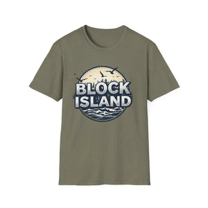 Block Island Graphic Unisex Softstyle T Shirt for All Occasions - Ocean State Styles