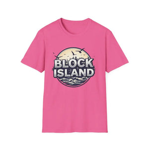 Block Island Graphic Unisex Softstyle T Shirt for All Occasions - Ocean State Styles