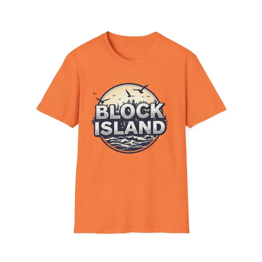 Block Island Graphic Unisex Softstyle T Shirt for All Occasions - Ocean State Styles
