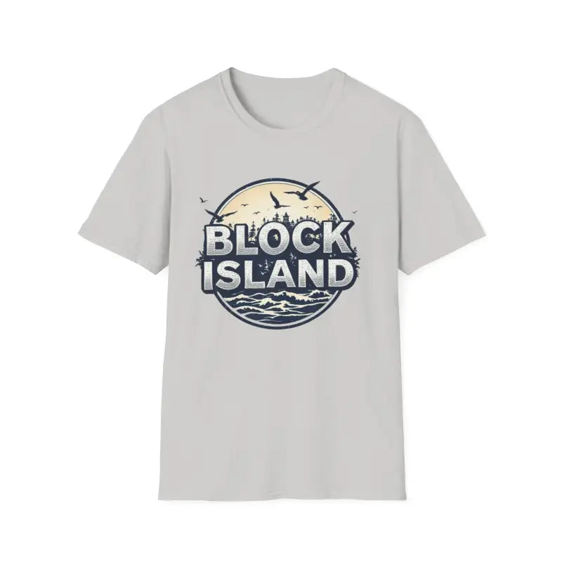 Block Island Graphic Unisex Softstyle T Shirt for All Occasions - Ocean State Styles