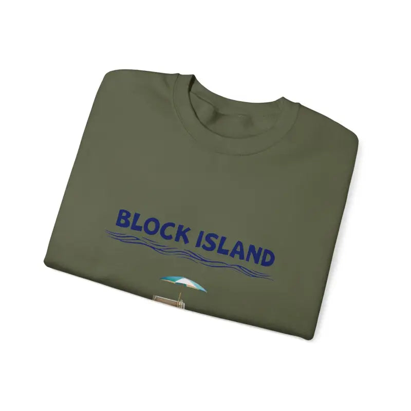 Block Island Lifeguard Crewneck Sweatshirt Collection Comfort Redefined - Ocean State Styles
