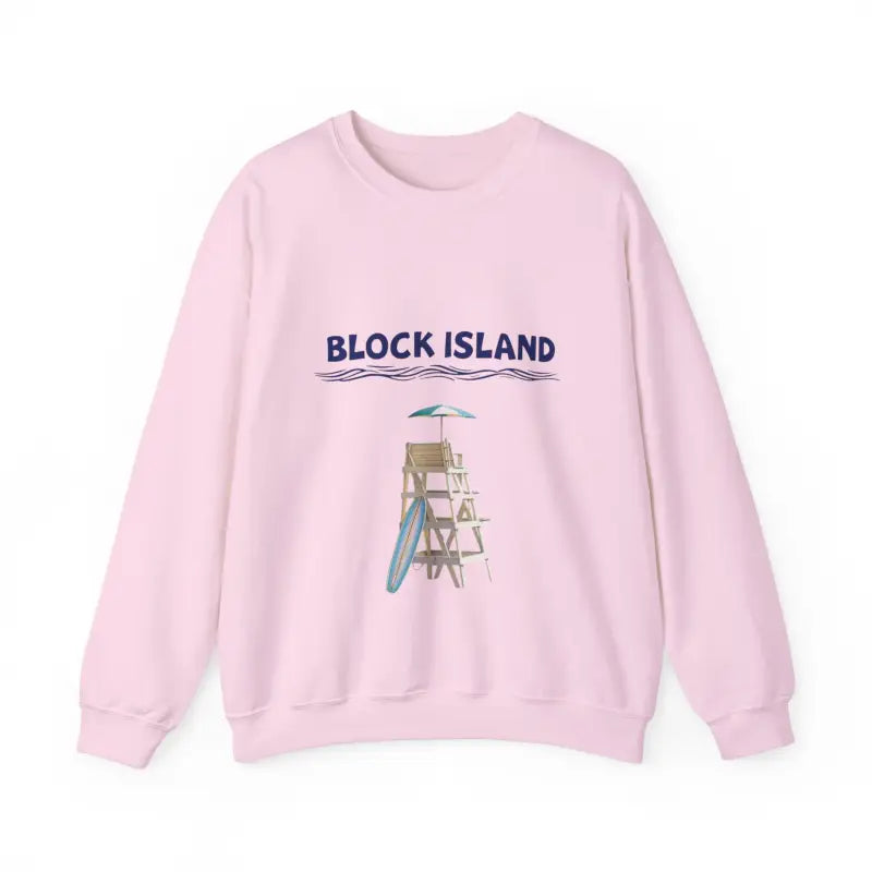 Block Island Lifeguard Crewneck Sweatshirt Collection Comfort Redefined - Ocean State Styles
