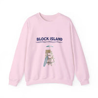 Block Island Lifeguard Crewneck Sweatshirt Collection Comfort Redefined - Ocean State Styles