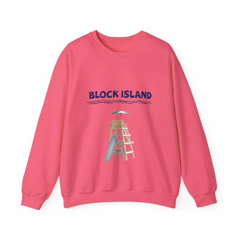 Block Island Lifeguard Crewneck Sweatshirt Collection Comfort Redefined - Ocean State Styles