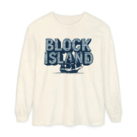 Block Island Long Sleeve Shirt Unisex Coastal Lovers Tee - Ocean State Styles