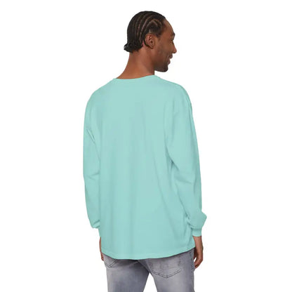 Light blue long-sleeved Block Island shirt for unisex coastal lovers