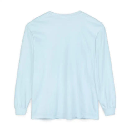 Light blue long-sleeved Block Island Long Sleeve Shirt for unisex coastal lovers