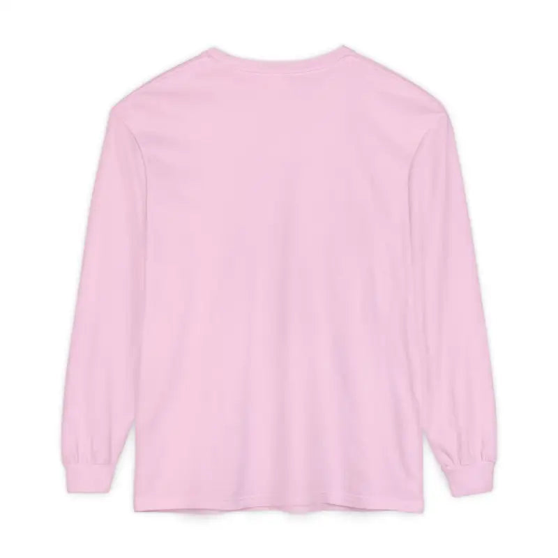 Pink long-sleeved Block Island Long Sleeve Shirt for unisex coastal lovers