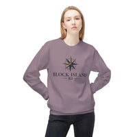 Block Island Nautical Compass Sweatshirt for Coastal Living - Ocean State Styles