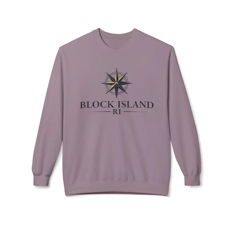 Block Island Nautical Compass Sweatshirt for Coastal Living - Ocean State Styles