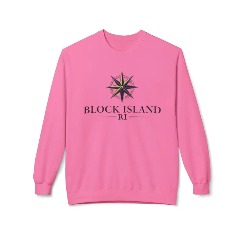 Block Island Nautical Compass Sweatshirt for Coastal Living - Ocean State Styles
