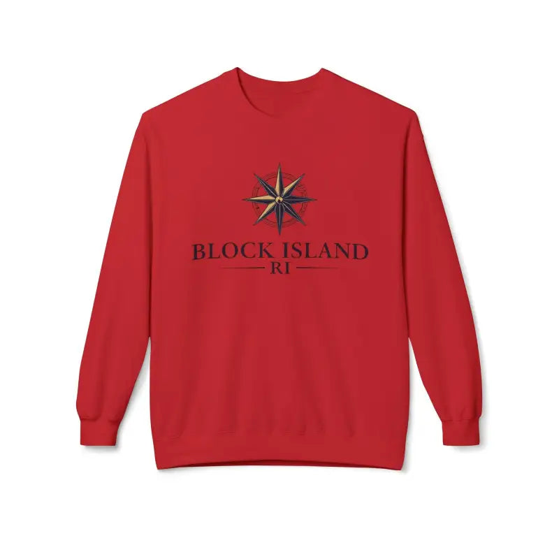 Block Island Nautical Compass Sweatshirt for Coastal Living - Ocean State Styles