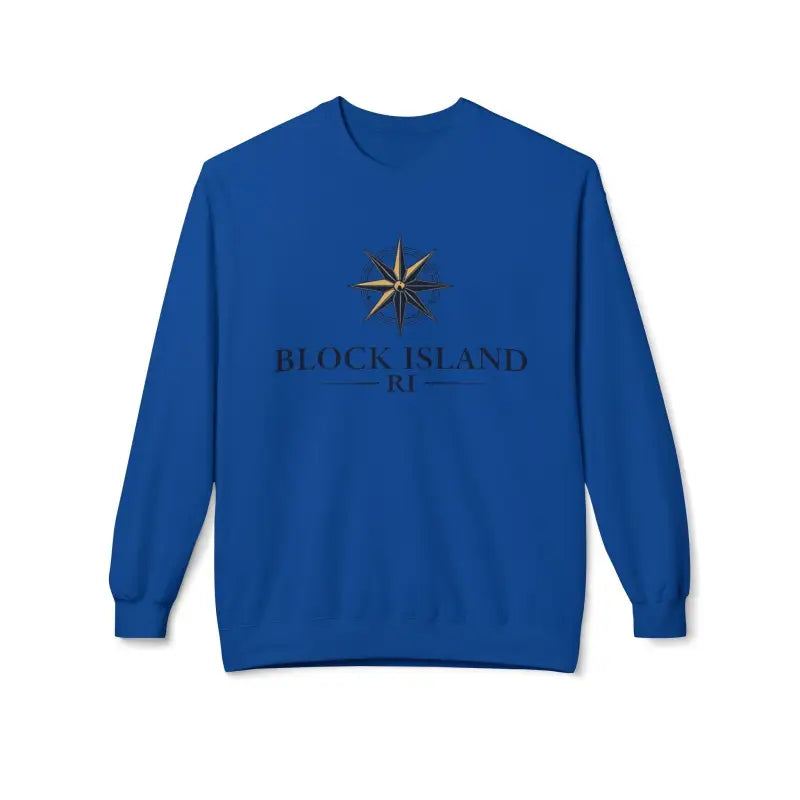 Block Island Nautical Compass Sweatshirt for Coastal Living - Ocean State Styles