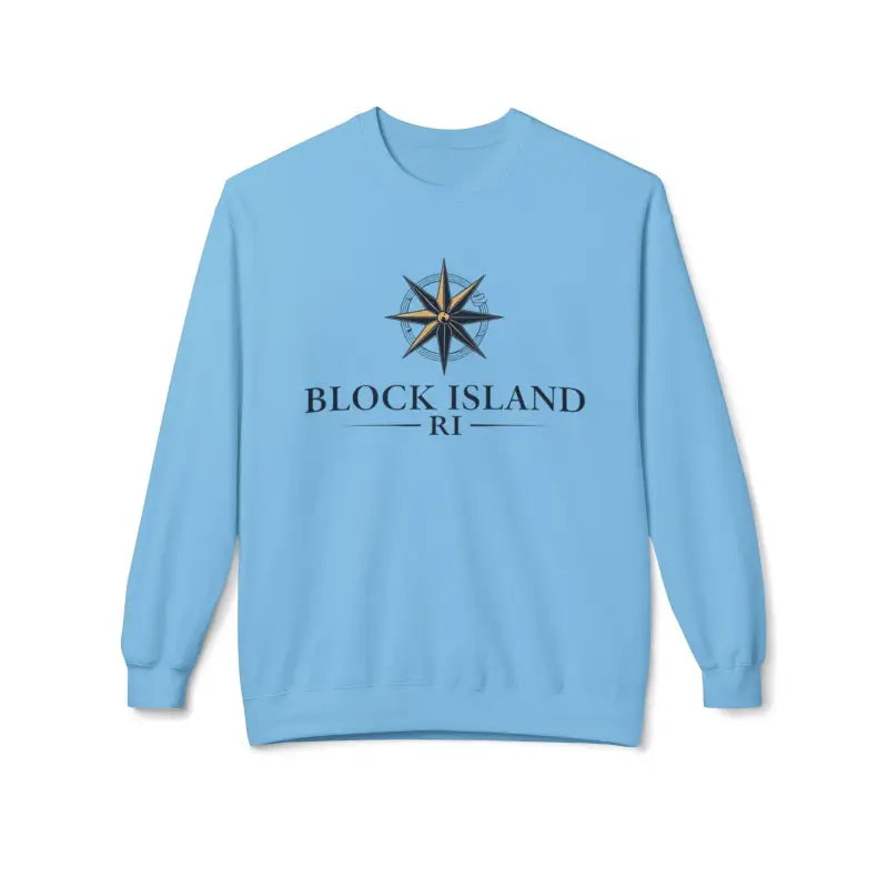 Block Island Nautical Compass Sweatshirt for Coastal Living - Ocean State Styles