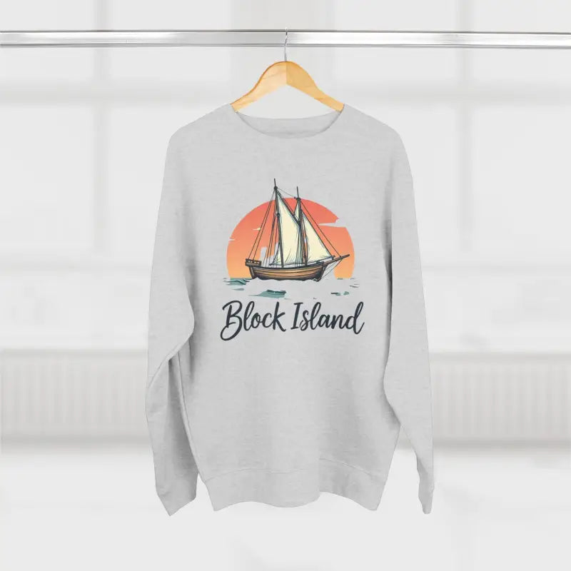 Block Island Pirate Ship Unisex Nautical Sweatshirt Cozy Wear - Ocean State Styles