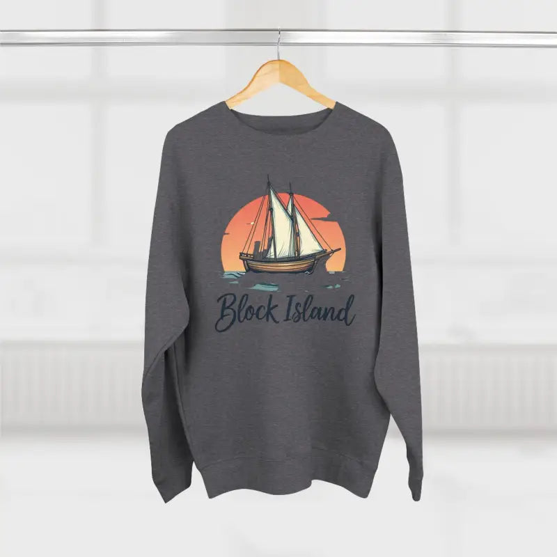 Block Island Pirate Ship Unisex Nautical Sweatshirt Cozy Wear - Ocean State Styles