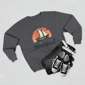 Block Island Pirate Ship Unisex Nautical Sweatshirt Cozy Wear - Ocean State Styles