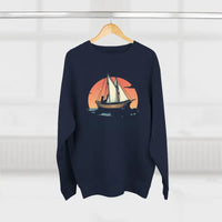 Block Island Pirate Ship Unisex Nautical Sweatshirt Cozy Wear - Ocean State Styles