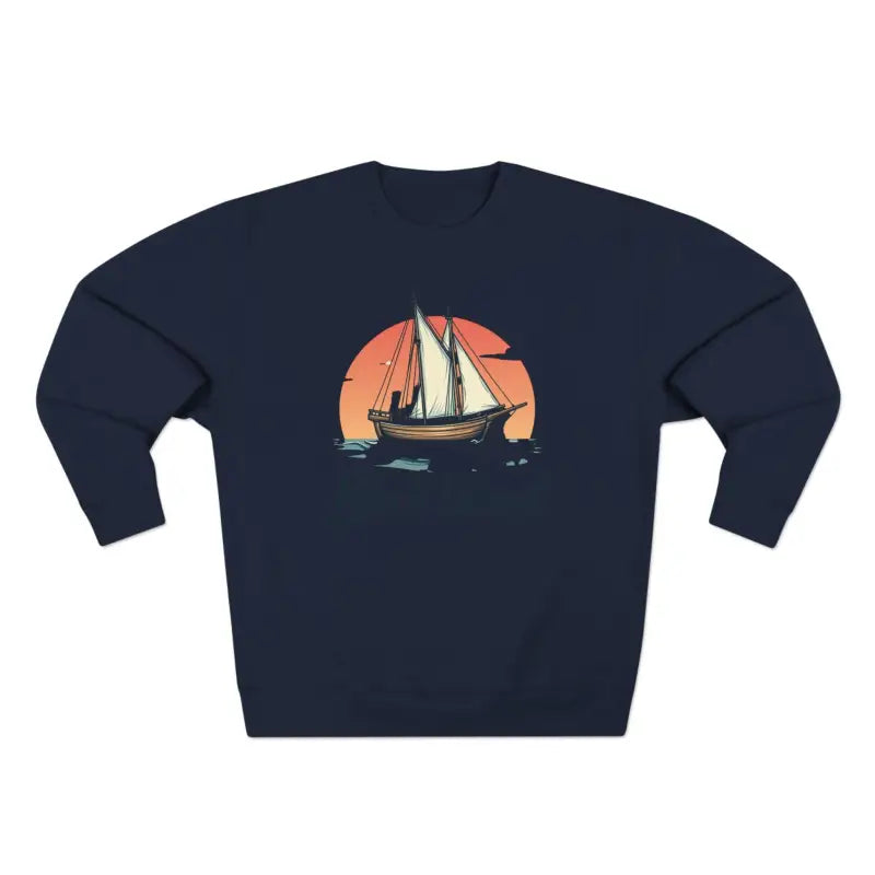 Block Island Pirate Ship Unisex Nautical Sweatshirt Cozy Wear - Ocean State Styles
