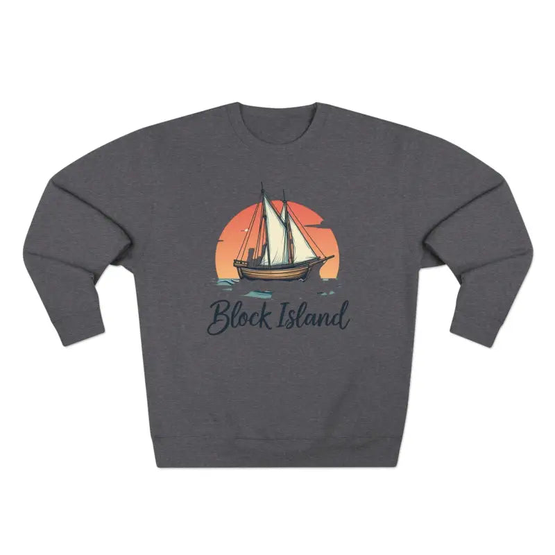 Block Island Pirate Ship Unisex Nautical Sweatshirt Cozy Wear - Ocean State Styles