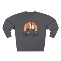 Block Island Pirate Ship Unisex Nautical Sweatshirt Cozy Wear - Ocean State Styles