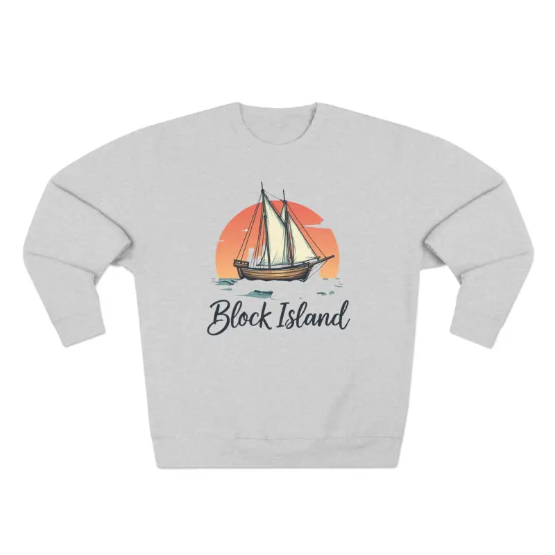 Block Island Pirate Ship Unisex Nautical Sweatshirt Cozy Wear - Ocean State Styles