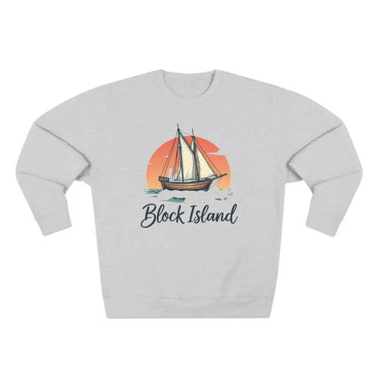 Block Island Pirate Ship Unisex Nautical Sweatshirt Cozy Wear - Ocean State Styles
