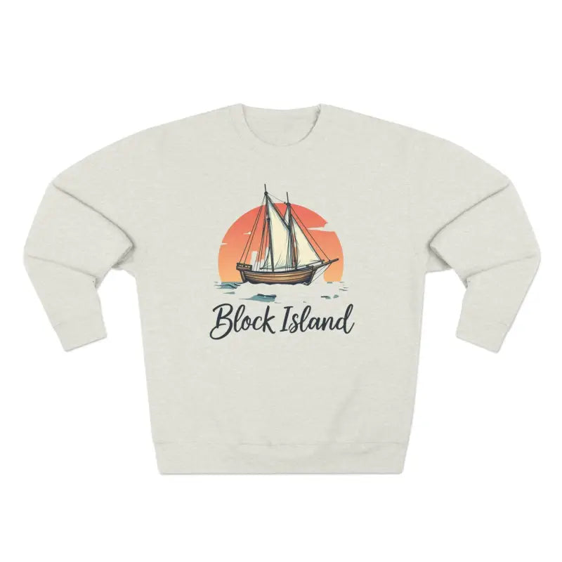 Block Island Pirate Ship Unisex Nautical Sweatshirt Cozy Wear - Ocean State Styles