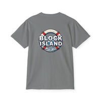 Block Island Pocket T Shirt Casual Summer Vibe Unisex Cotton Tee - Ocean State Styles