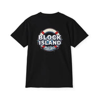Block Island Pocket T Shirt Casual Summer Vibe Unisex Cotton Tee - Ocean State Styles