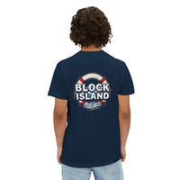 Block Island Pocket T Shirt Casual Summer Vibe Unisex Cotton Tee - Ocean State Styles