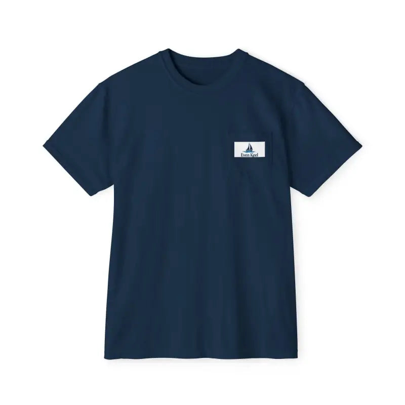 Block Island Pocket T Shirt Casual Summer Vibe Unisex Cotton Tee - Ocean State Styles