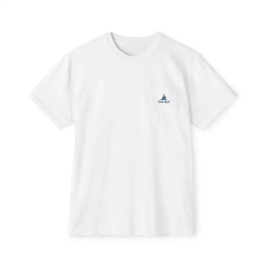 Block Island Pocket T Shirt Casual Summer Vibe Unisex Cotton Tee - Ocean State Styles
