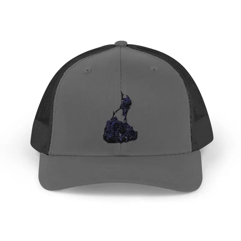 Block Island Porkchop Snapback Trucker Cap for Casual Style - Ocean State Styles