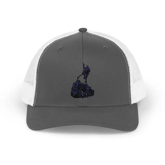 Block Island Porkchop Snapback Trucker Cap for Casual Style - Ocean State Styles